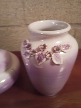 Juego tocador vintage cerámica | 4 piezas