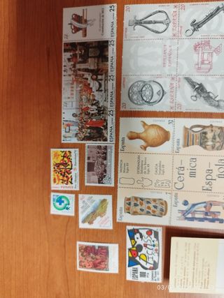Sellos España, variados,hojas bloques y sueltos.