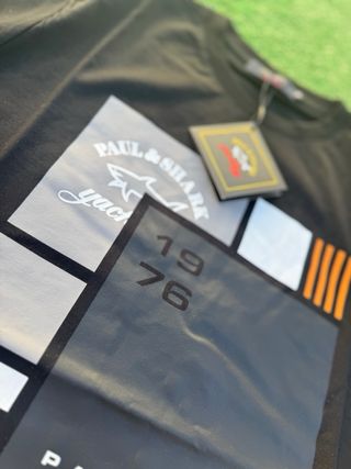 Camiseta Paul & Shark Negra - Talla S