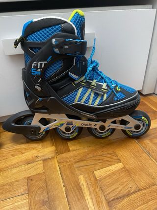 Patines Oxelo Fit 5 JR azules 38-41. 
