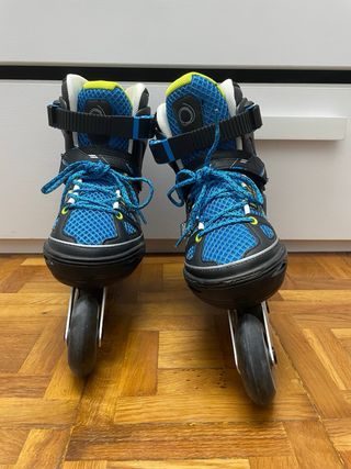 Patines Oxelo Fit 5 JR azules 38-41. 
