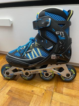 Patines Oxelo Fit 5 JR azules 38-41. 
