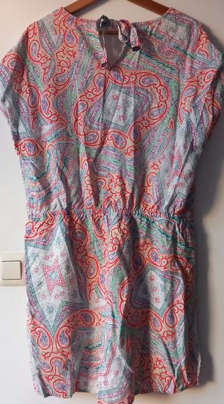 Vestido estampado multicolor