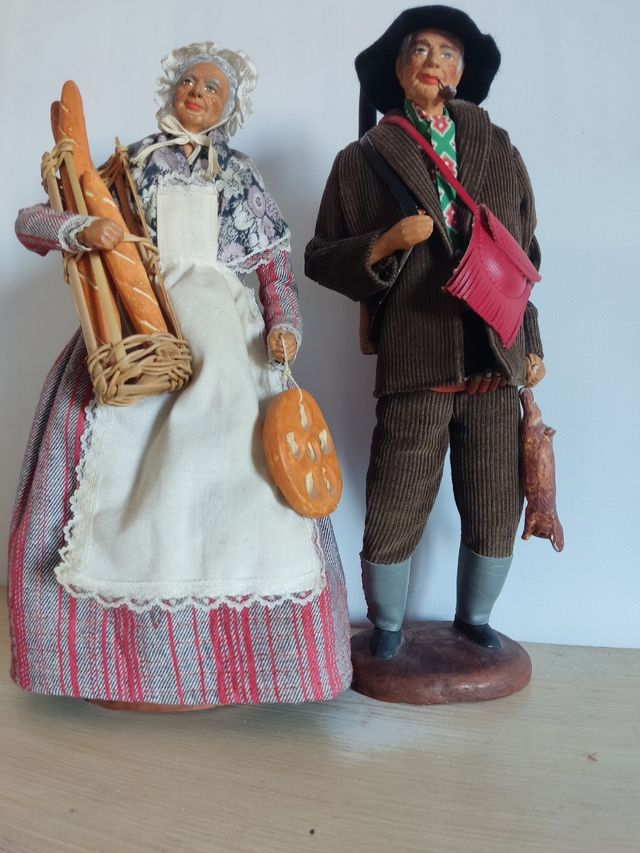 ANTICHE FIGURE FRANCESI IN TERRACOTTA