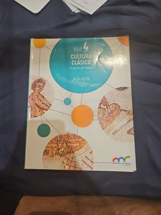 Cultura Clásica 4eso, anaya
