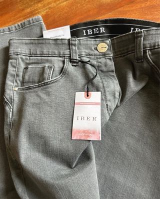 Vaqueros IBER Push-Up Gris 