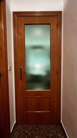 Puerta interior madera de roble