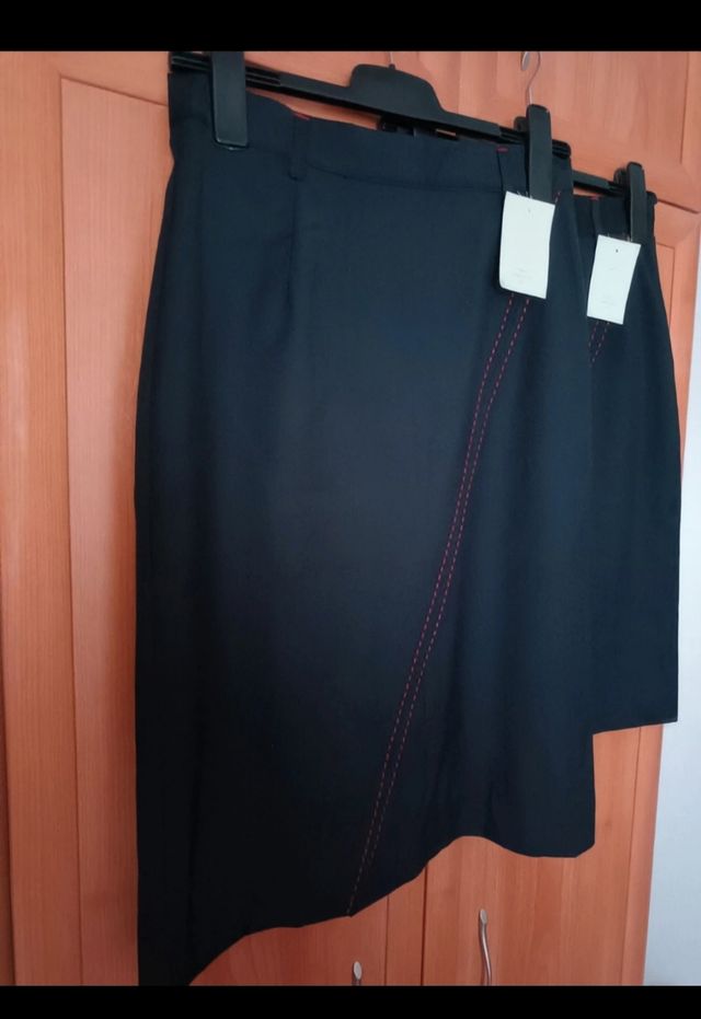 2 Faldas Adolfo Domínguez - azul