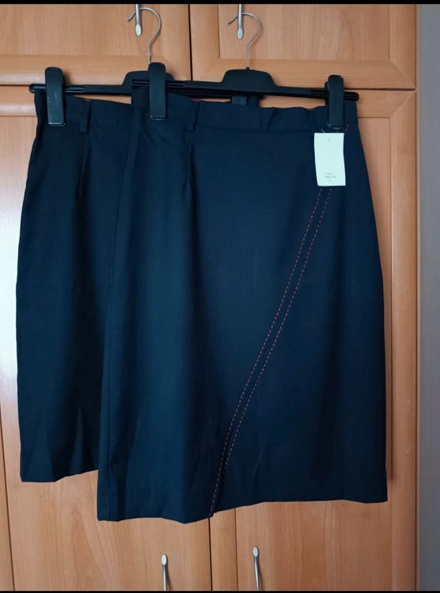 2 Faldas Adolfo Domínguez - azul