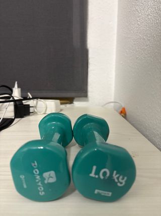 Pesas 1kg - Mancuernas Verdes