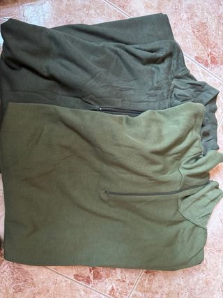 2 Sudaderas militares oliva