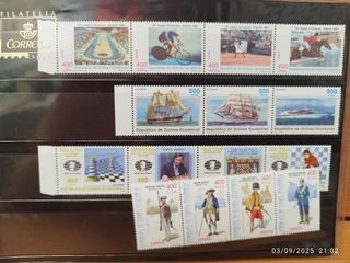 Sellos Guinea Ecuatorial FNMT ,variados.