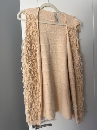 Chaleco beige Pull&Bear - M