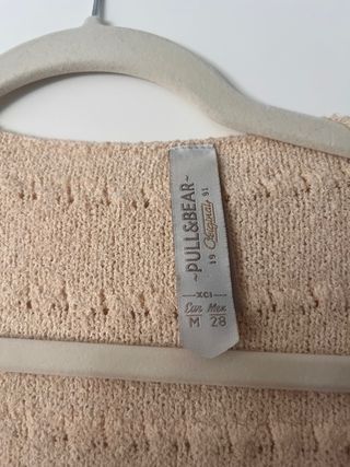 Chaleco beige Pull&Bear - M