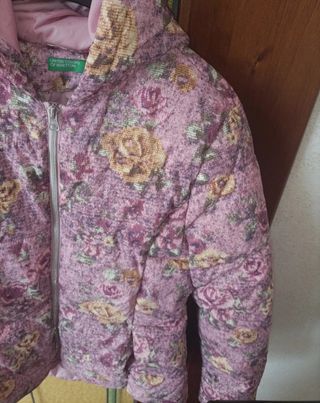 Giacca invernale bimba fiori