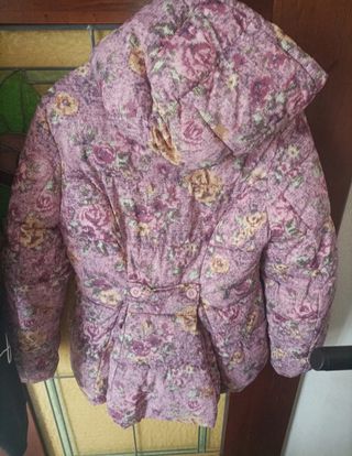 Giacca invernale bimba fiori