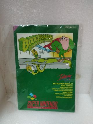 Manual Boogerman SNES PAL