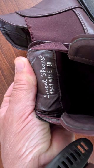 Stivaletti Chelsea marroni donna