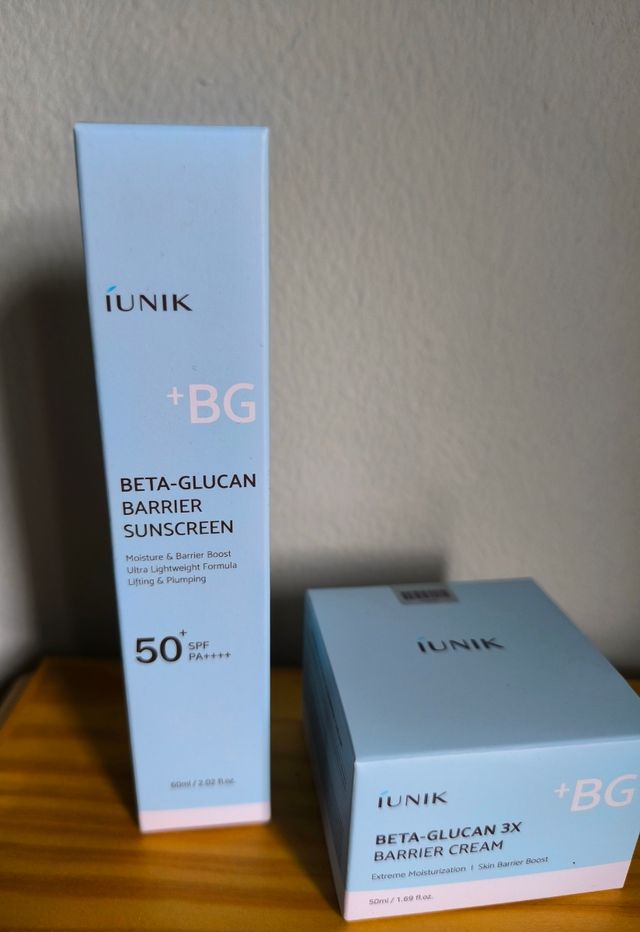 Pack iUNIK Beta-Glucan: Crema y Protector Solar