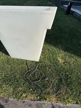 4 fioriere LED bianche - Outdoor