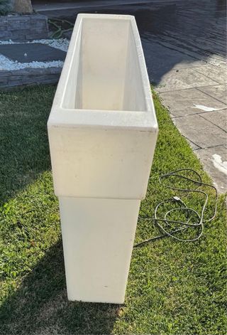 4 fioriere LED bianche - Outdoor