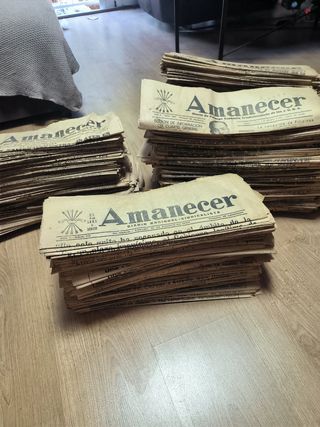 Lote 530 periódicos AMANECER guerra civil española