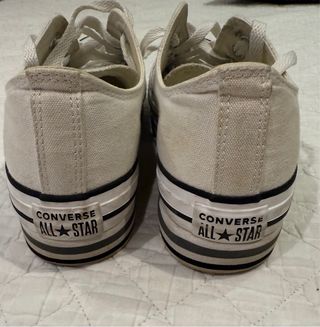 Converse All Star blancas plataforma