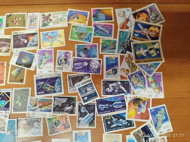 Sellos tematica Astronautas: Varias paises