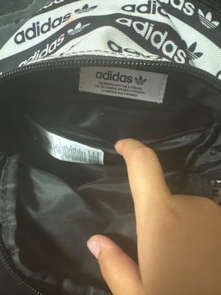 Mini Mochila Adidas Blanco-Negro