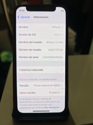 iPhone 12 mini rosso 
FAI DA TE WiFi/Bluetooth