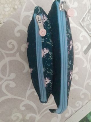 Estuche Enso: 2 Cremalleras, 3 Compartimentos
