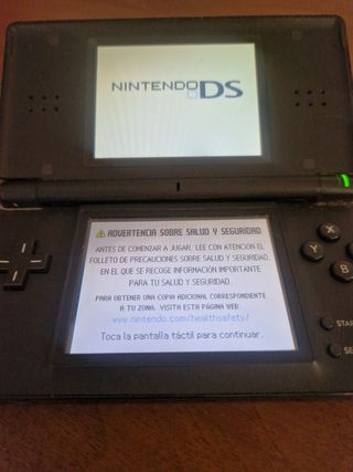 Nintendo DS Lite negra