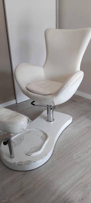 Sillón pedicura blanco