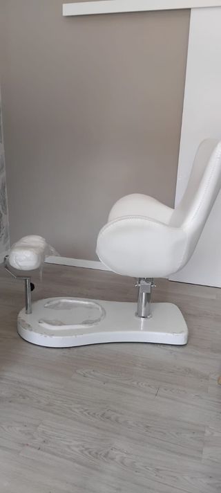 Sillón pedicura blanco