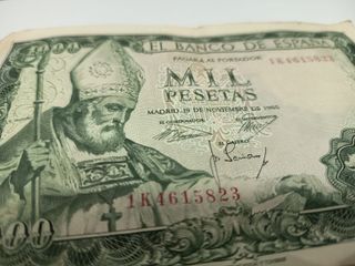 Billete 1000 Pesetas de 1965 España