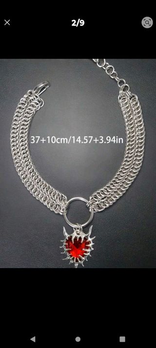 Gargantilla gótica | Collar rojo