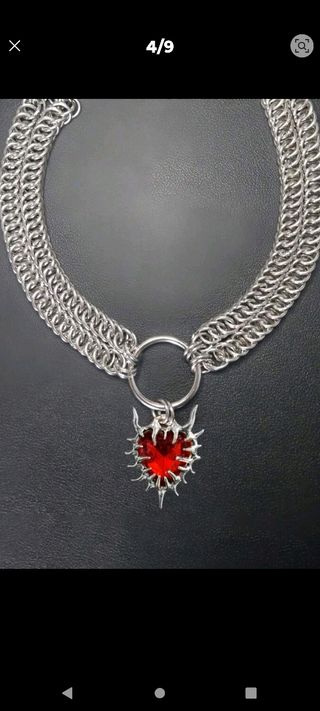Gargantilla gótica | Collar rojo