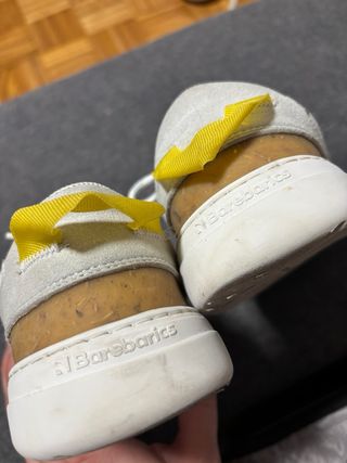 Zapatillas be lenka blancas y amarillas, talla 39