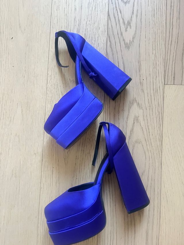 Sandali Aldo con plateau, viola