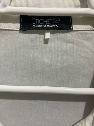 Camisa blanca italiana