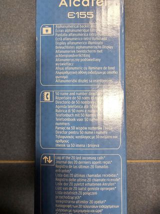 Teléfono Alcatel S250 y E155 - Negro