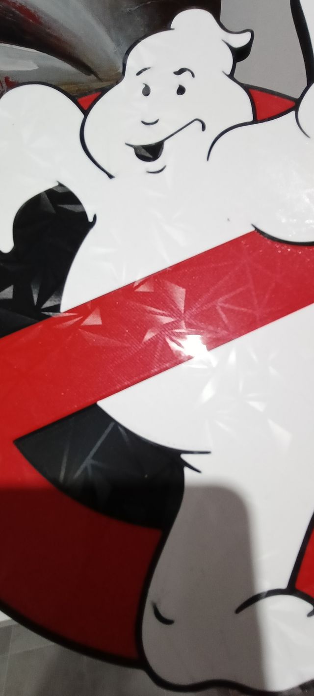 Placa imitación Cazafantasmas