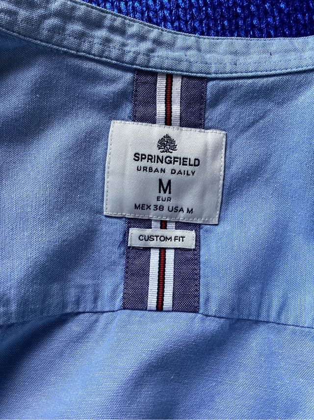 Camisa Springfield azul - Talla M