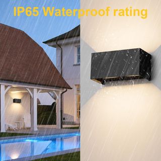 Aipsun Lámpara LED Exterior 24W Negra