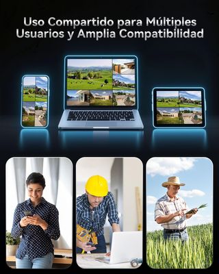 Cámara Seguridad 24/7 - SIM 4G - Batería 15600mAh