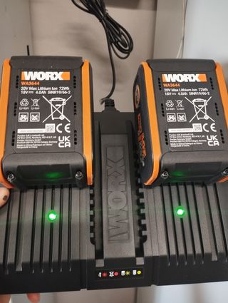 2 Batterie Worx 20V 4Ah WA3644
