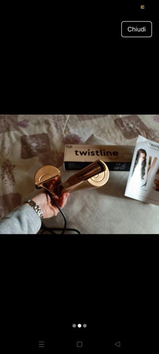 Piastra Twistline Oro - Capelli
