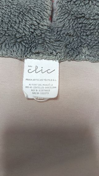 Saco silla bebé invierno