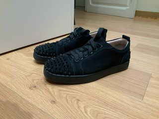 Louboutin Spike Sneakers - Black