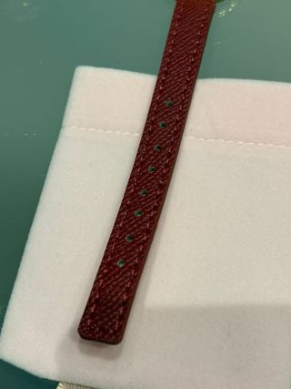 Reloj vintage correa de piel - Acero inoxidable